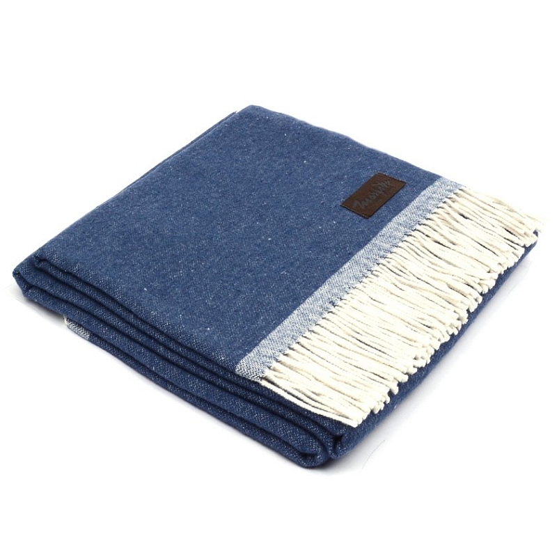 Плед SARA 4000 Marzotto Синий в Костроме | Loft Concept 