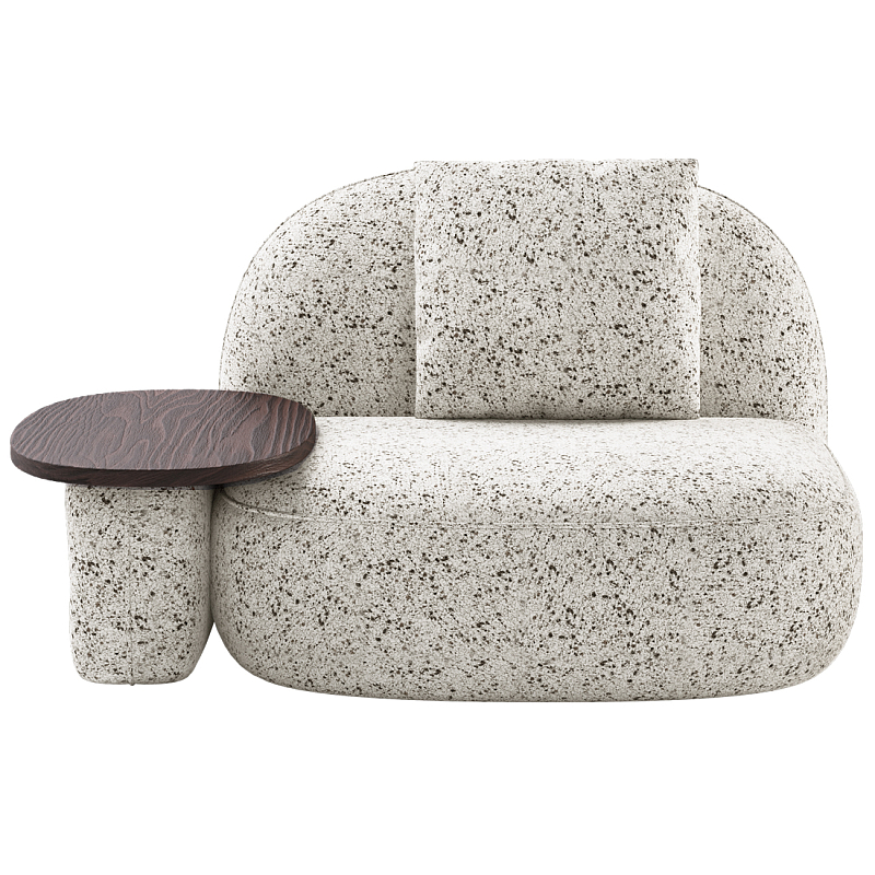 Кресло со столиком Orus  Молочный Орех в Костроме | Loft Concept 