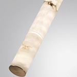 Подвесной светильник с плафоном в форме цилиндра из алебастра Cryptocrystalline Stone варинант исполнения - 5 | Loft Concept в Костроме