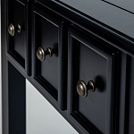 Черная тумба с выдвижным ящиком Monica варинант исполнения - 3 | Loft Concept в Костроме