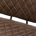 Стул с темно-коричневой обивкой из экокожи Benderson варинант исполнения - 8 | Loft Concept в Костроме