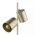 Настольная лампа золотистая на белом мраморном основании Streams of Light варинант исполнения - 4 | Loft Concept в Костроме