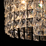 Потолочный светильник круглый с прозрачными подвесками Lunet варинант исполнения - 16 | Loft Concept в Костроме