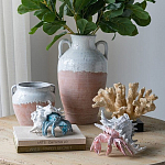 Статуэтка голубой рак с белой раковиной Marine Accessories варинант исполнения - 7 | Loft Concept в Костроме