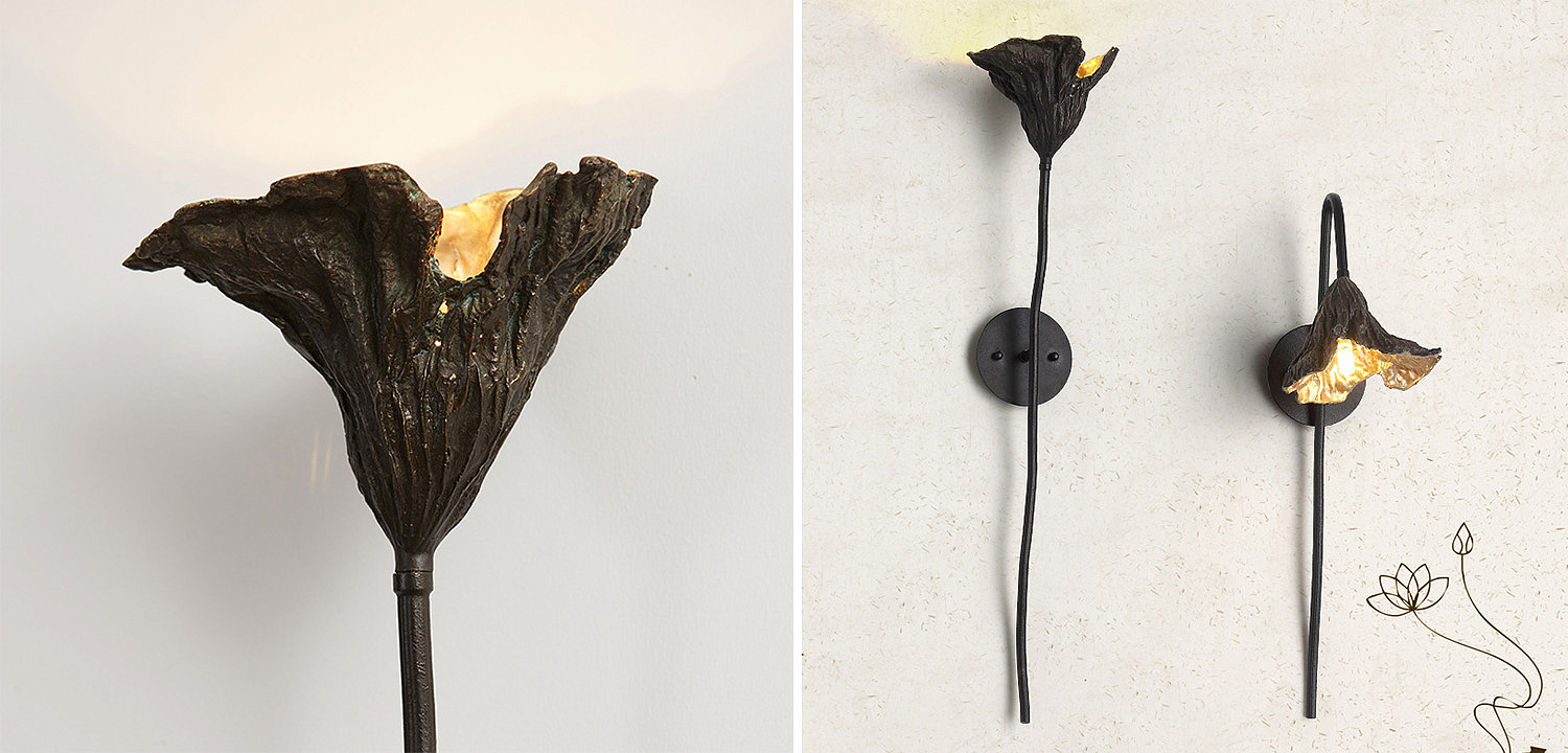 Настенный светильник Увядший Лотос Withering Lotus Lamp II Настенный светильник Увядший Лотос Withering Lotus Lamp II - Loft-Concept в Костроме