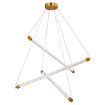 Светодиодная люстра Trumpet Tube Brass  варинант исполнения - 2 | Loft Concept в Костроме