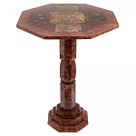 Кофейный стол из натуральных камней Лемезит и Яшма Natural Stone Tables варинант исполнения - 9 | Loft Concept в Костроме