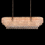 Люстра овальная с каскадом из прозрачного хрусталя Constant Sparks варинант исполнения - 1 | Loft Concept в Костроме