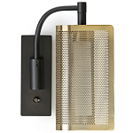 Бра с плафоном из перфорированного металла Elledge Wall Lamp варинант исполнения - 12 | Loft Concept в Костроме