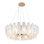 Люстра Mont Saint-Michel Золотая с Рельефным Стеклом варинант исполнения - 1 | Loft Concept в Костроме