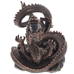 Декоративная статуэтка Дракон Фуцанлун Fuzanglong Dragon Brown Statuette варинант исполнения - 3 | Loft Concept в Костроме