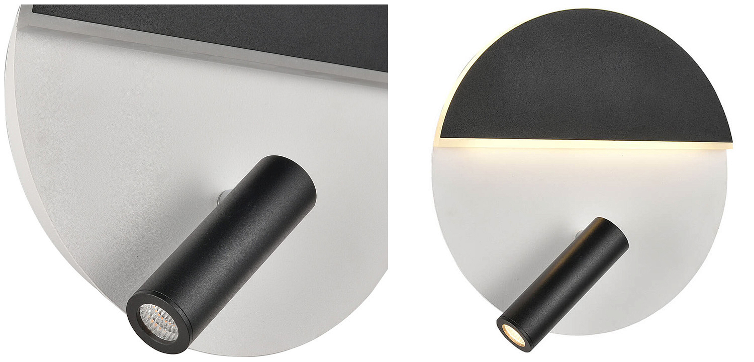 Бра Shon White Black Wall Lamp Бра Shon White Black Wall Lamp - Loft-Concept в Костроме
