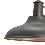 Бра настенное с куполообразным плафоном на регулируемом кронштейне Gray Horizon  варинант исполнения - 1 | Loft Concept в Костроме