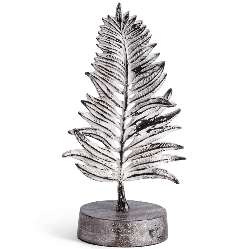 Статуэтка Metal Flowers античная платина Белое золото винтаж Статуэтка Metal Flowers античная платина Белое золото винтаж в Костроме | Loft Concept