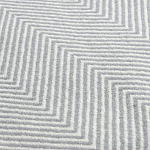 Плед из шерсти мериноса серого цвета 130×180 см Gray Waves варинант исполнения - 3 | Loft Concept в Костроме