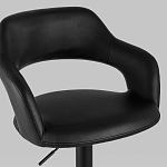 Барный стул черного цвета Strohach варинант исполнения - 7 | Loft Concept в Костроме