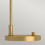 Настольная лампа с конусообразным плафоном и внутренней частью золотого цвета Alora Mood варинант исполнения - 7 | Loft Concept в Костроме