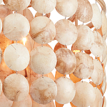 Люстра с каскадом из круглых декоративных элементов Texture Discs варинант исполнения - 1 | Loft Concept в Костроме