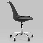 Офисный стул на металлическом основании EGGERY Black варинант исполнения - 2 | Loft Concept в Костроме