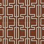 Дизайнерская плитка с узором Лабиринт варинант исполнения - 1 | Loft Concept в Костроме