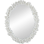 Зеркало овальное с багетом в виде кораллов Coral Dеcor варинант исполнения - 1 | Loft Concept в Костроме