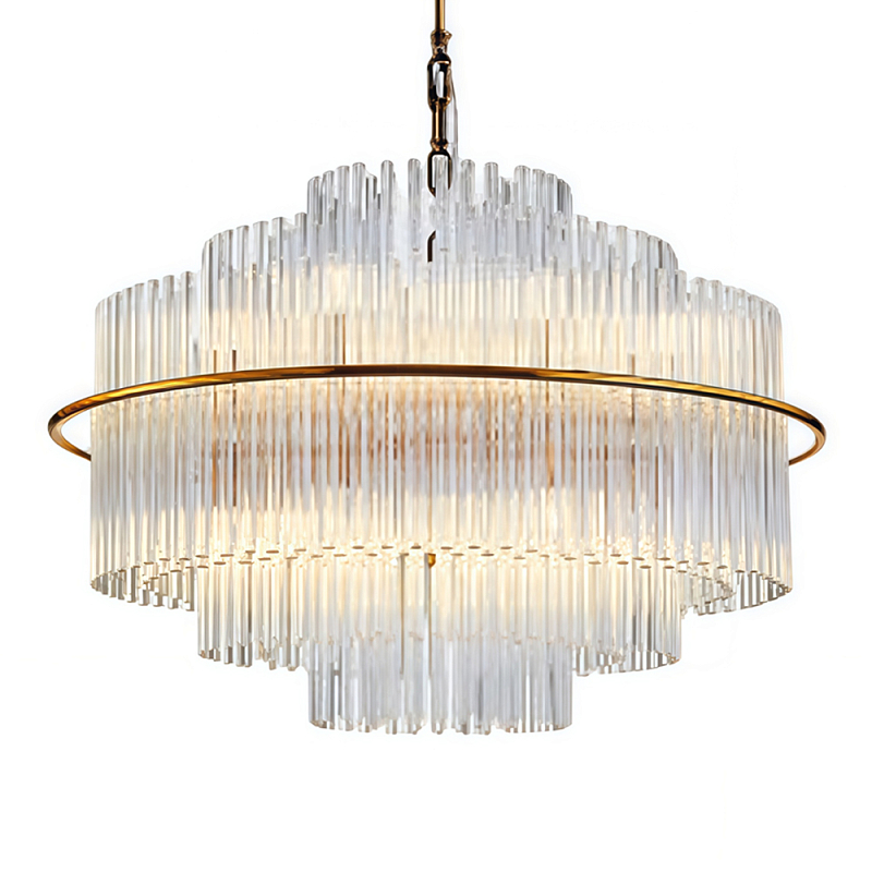 Люстра Nembus Латунь Прозрачный в Костроме | Loft Concept 