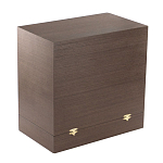 Часы настольные из натурального камня Малахит с декором в виде орла в подарочной коробке Eagle Stone Clock варинант исполнения - 5 | Loft Concept в Костроме