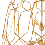 Люстра овальная с переплетенными ромбами Large Scale Artwork варинант исполнения - 1 | Loft Concept в Костроме