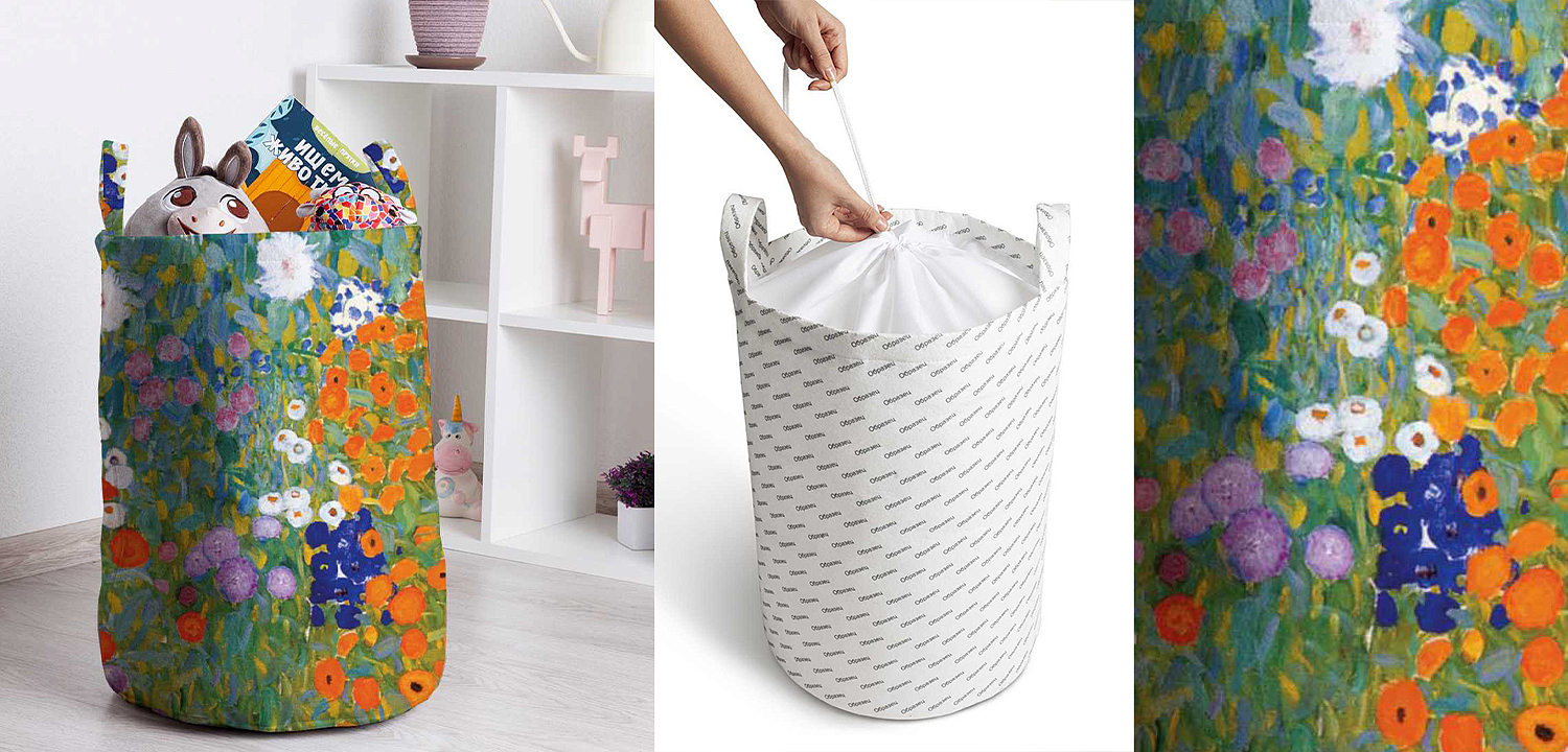 Корзина Flowers Impressionism Basket Корзина Flowers Impressionism Basket - Loft-Concept в Костроме