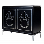 Черный комод в стиле арт-деко Luciano варинант исполнения - 2 | Loft Concept в Костроме