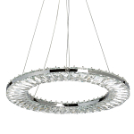 Люстра круглая с прозрачной хрустальной рамкой Maude Crystal Light варинант исполнения - 1 | Loft Concept в Костроме