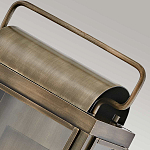 Настенный фонарь прямоугольной формы цвета состаренная латунь с двумя лампами Hinkley варинант исполнения - 4 | Loft Concept в Костроме