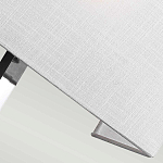 Бра с прямоугольным тканевым абажуром белого цвета Feiss варинант исполнения - 4 | Loft Concept в Костроме