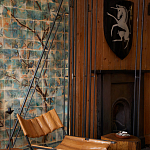 Обои ручная роспись Braganza Standard colourway on dyed paper варинант исполнения - 2 | Loft Concept в Костроме