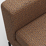 Мебельная ткань Шенилл терракотовый цвет 142 см T4-58 варинант исполнения - 8 | Loft Concept в Костроме