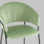Стул в велюре фисташкового цвета Horizon варинант исполнения - 6 | Loft Concept в Костроме