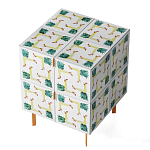 Тумба  с рисунком Short Pina Colada Orange варинант исполнения - 2 | Loft Concept в Костроме