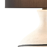 Настольная лампа фактурная с черными круговыми линиями на корпусе Recess варинант исполнения - 1 | Loft Concept в Костроме