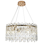 Круглая люстра с хрустальными подвесками Roul Crystal Round Chandelier варинант исполнения - 4 | Loft Concept в Костроме