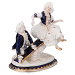 Статуэтка фарфоровая Влюбленная пара Charming Statuette варинант исполнения - 1 | Loft Concept в Костроме
