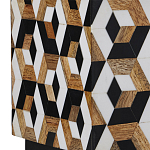 Настольная лампа с фигурным узором и трапециевидным абажуром Сonundrum варинант исполнения - 1 | Loft Concept в Костроме