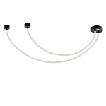 Подвесной светильник с двойными световыми дугами  Luke Lampco Tracer Lamp варинант исполнения - 1 | Loft Concept в Костроме