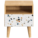 Прикроватная тумба с изображением на ящике Elise Nightstand варинант исполнения - 14 | Loft Concept в Костроме