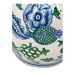 Ваза фигурная с сине-зелеными узорами распустившихся цветов Blossoming Spring варинант исполнения - 3 | Loft Concept в Костроме