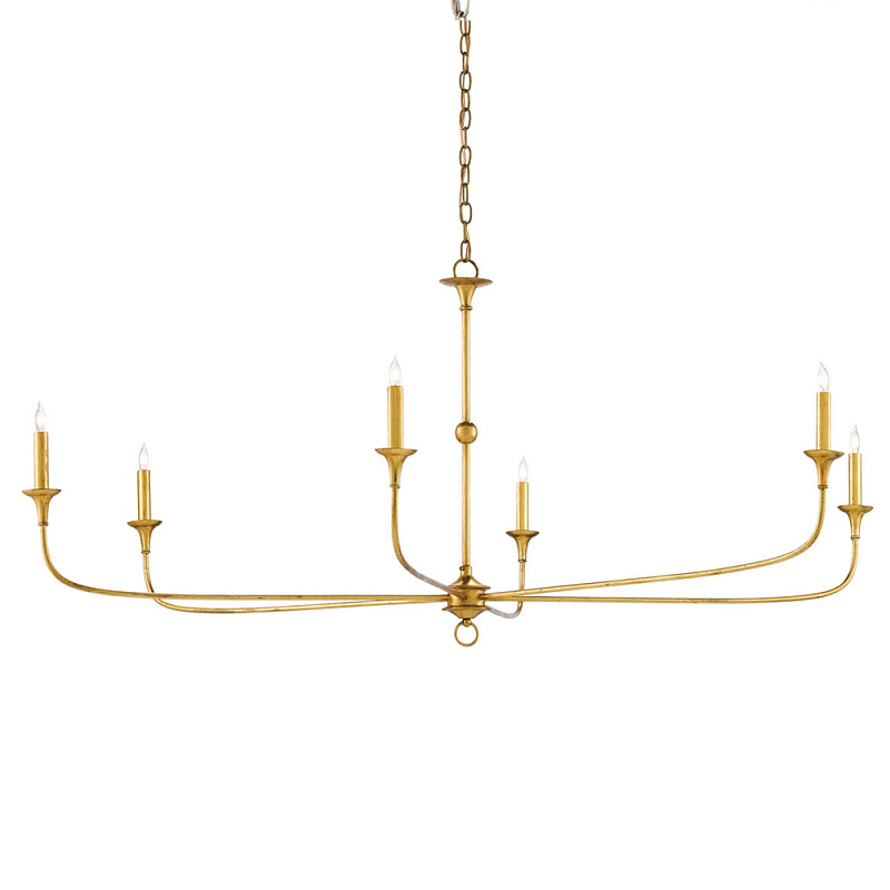 Люстра золотая Smoothness of Golden Lines Золотой Люстра золотая Smoothness of Golden Lines Золотой в Костроме | Loft Concept