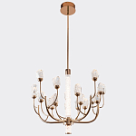 Люстра с декором в виде кристаллов из хрусталя Kenneth Crystal Stone Chandelier 20 варинант исполнения - 4 | Loft Concept в Костроме