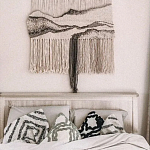 Панно Современный Гобелен ручная работа Туманное Утро варинант исполнения - 4 | Loft Concept в Костроме