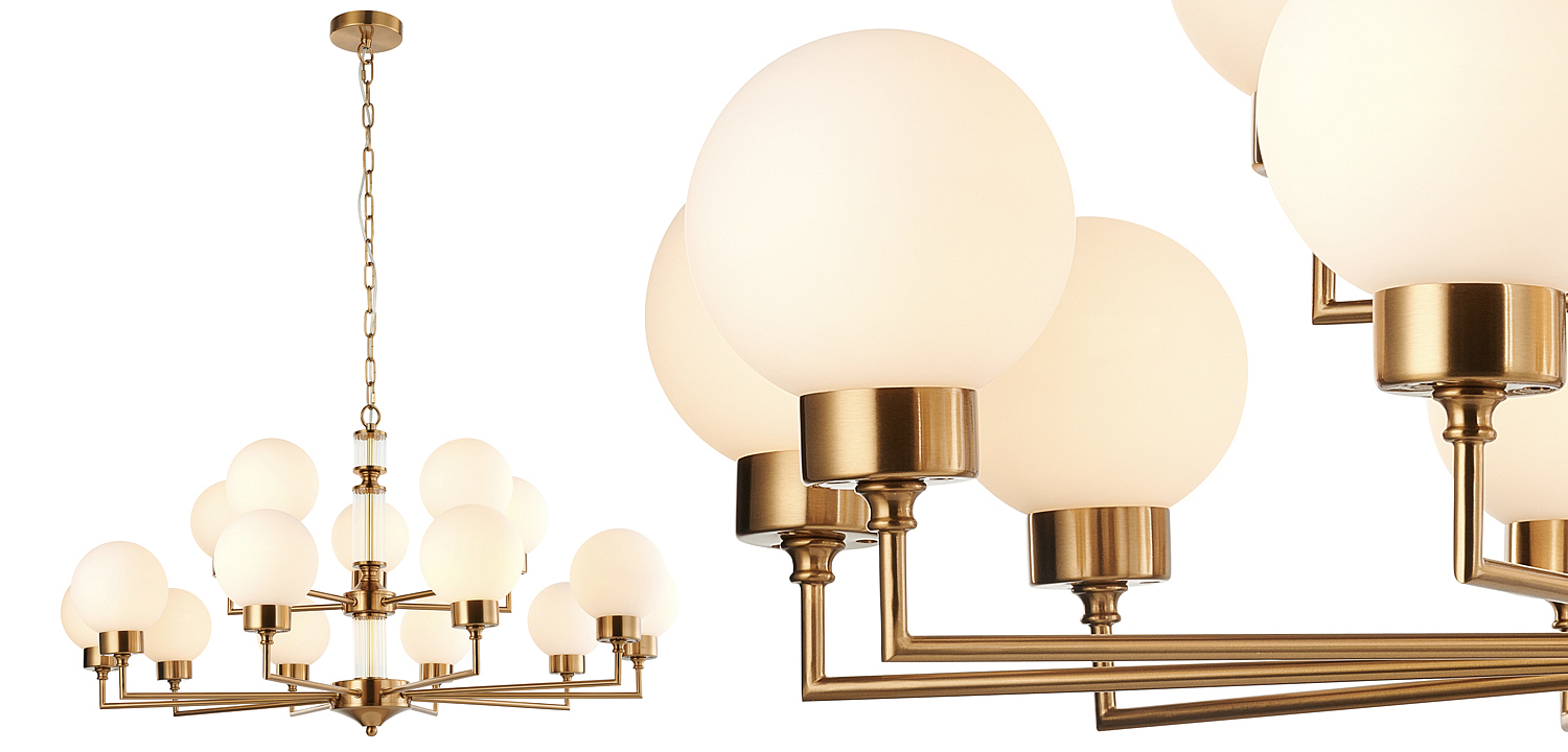 Люстра Zibille Chandelier Brass 93 Люстра Zibille Chandelier Brass 93 - Loft-Concept в Костроме