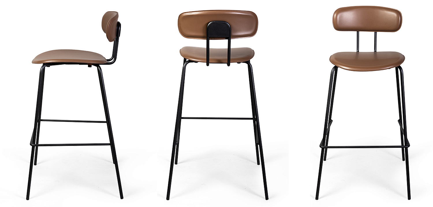 Барный стул Renis Brown Barstool Барный стул Renis Brown Barstool - Loft-Concept в Костроме
