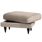 Мягкий пуф на деревянных ножках Garner Pouf варинант исполнения - 4 | Loft Concept в Костроме